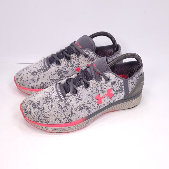 Under Armour Charged Bandit 3 Athletic Shoe Womens Size 8 1303116-941 Gray - Picture 1 of 10